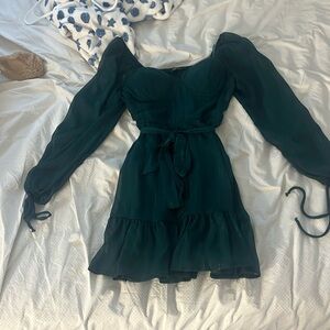 Lucy Rose Forest Green Dress
